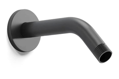 Matte Black Shower Arm 15cm Wall Mount Replacement Angle Shower Head Arm Shower Pipe