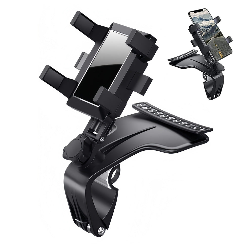 Rotating Car Phone Holder for 4 to 6 8 Inch Phones for Dashboard Visor