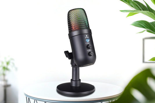 USB Condenser Microphone Plug and Play Gaming Microphone for Computer