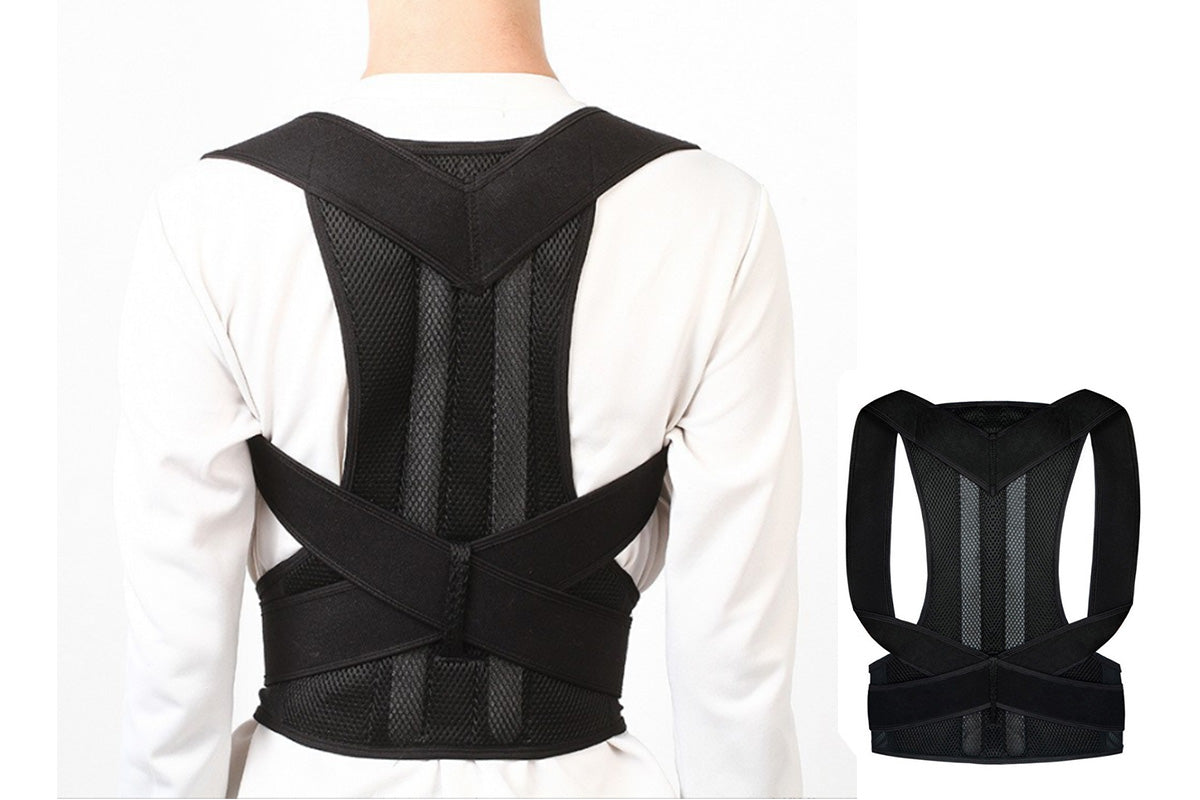 Posture Corrector for Women Men Adjustable Back Brace Shoulder Support Spine Breathable