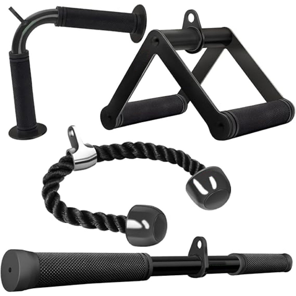 4 Piece Home Gym Cable Attachment Set
