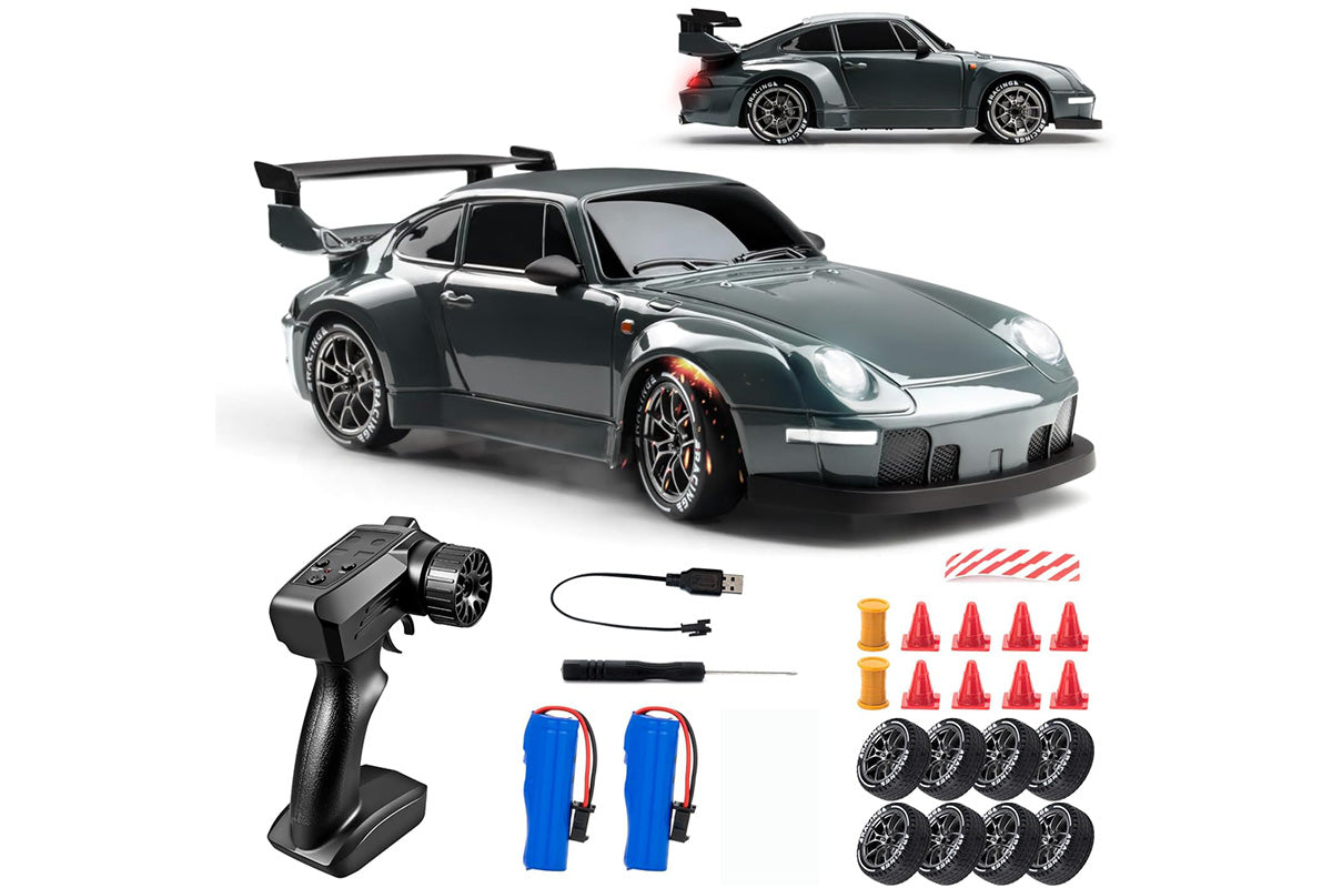 Remote Control High-Speed Drift Car Toy with 2 Rechargeable Batteries for Little Ones
