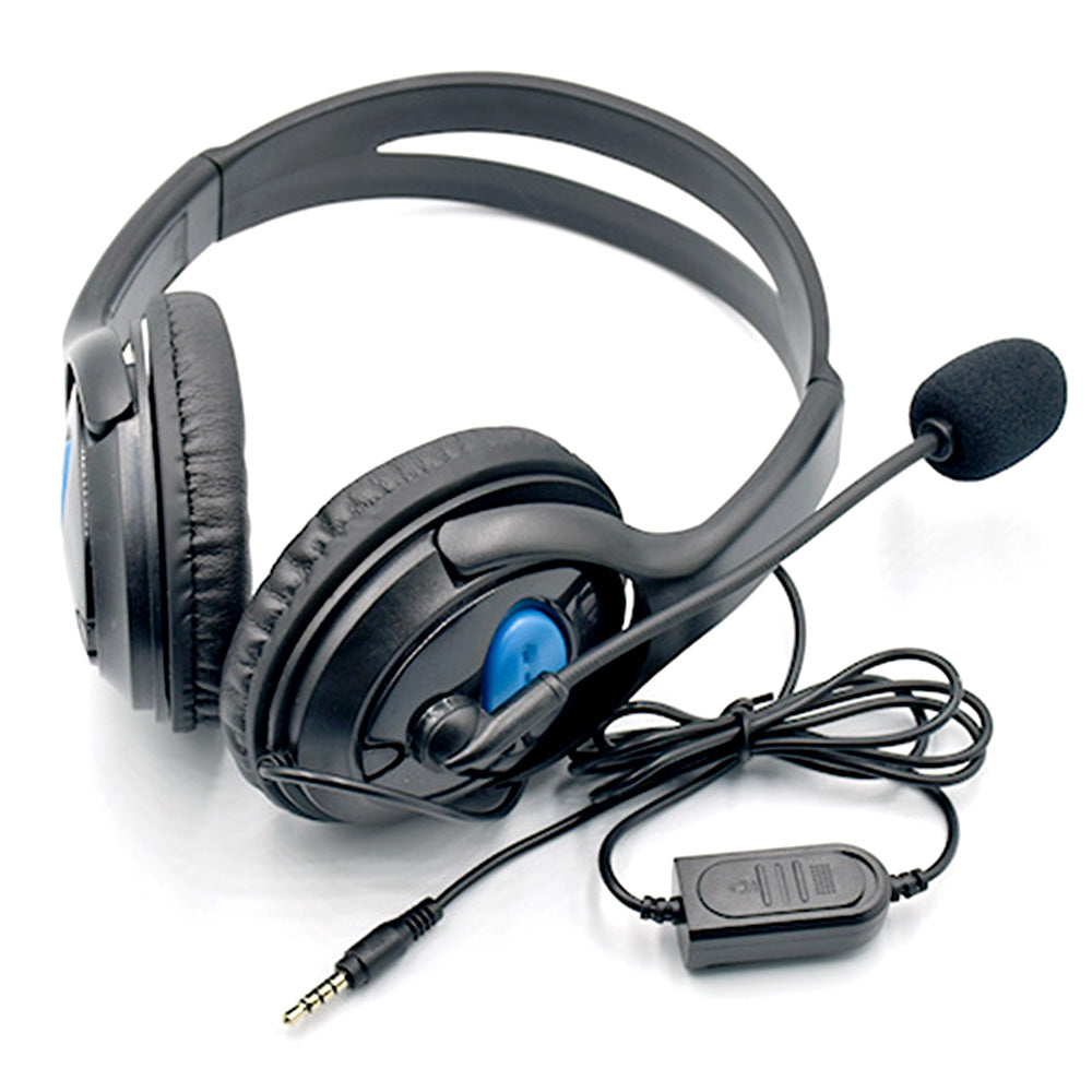 Over Ear Stereo Headset with Microphone Wired Gaming Headphones