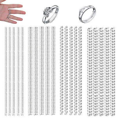 20 Transparent TPU Wraparound Ring Size Adjusters