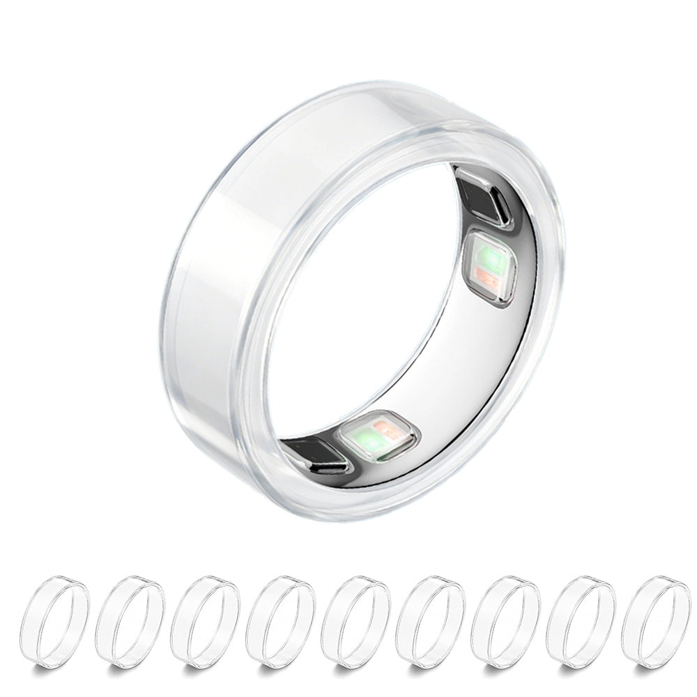 10 Pack Clear Silicone Ring Protectors for Oura Ring 5