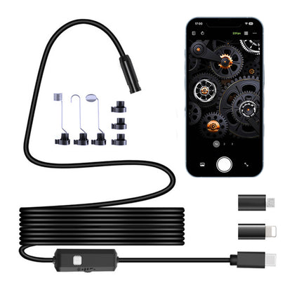 8mm USB Type C Inspection Camera with 8 LED Lights