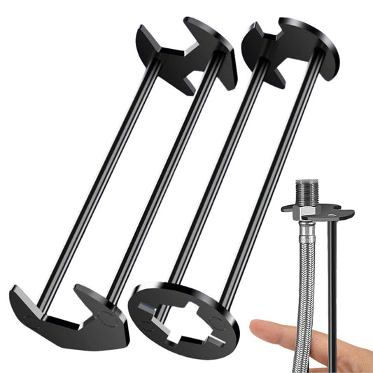 2pcs Basin Wrench Multifunctional Sink Wrench 7 Sizes Four-jaw Hex Spanner