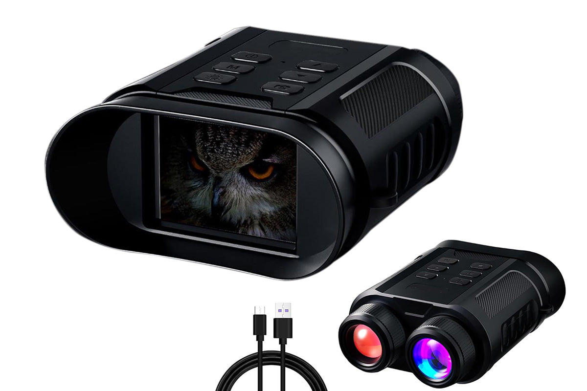 850nm IR Night Vision Binoculars Hunting Goggles Record Video Camera Digital DVR