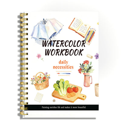 Watercolor Paper Workbook for Adults