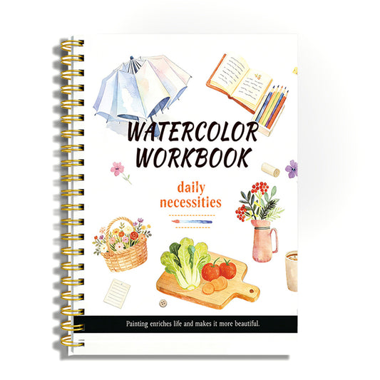 Watercolor Paper Workbook for Adults
