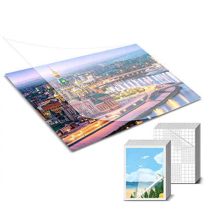50 Self Adhesive Cold Laminating Sheets for Photos and Documents