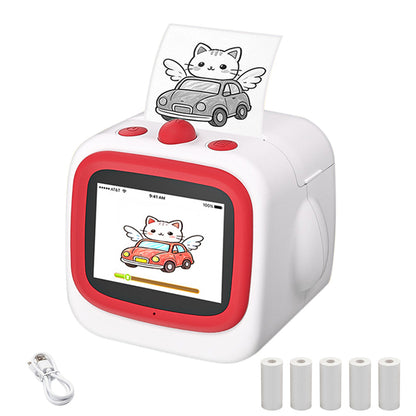 AI Sticker Maker Voice?to?Sticker Printer Box Inkless Portable Printing