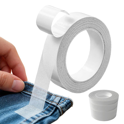 3 Piece Double Sided Fabric Hemming Tape Set for Clothing Repairs