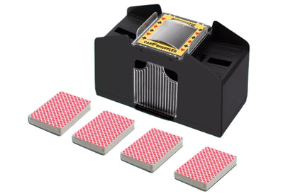 4 Deck Casino Automatic Card Shuffler USB Card Shuffling Machine For Poker Card Games