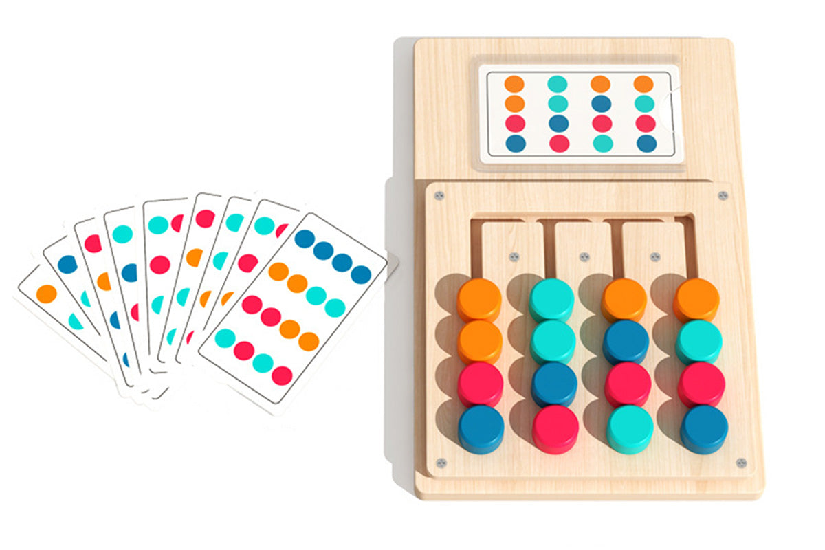 Color Matching Puzzle Toys Montessori Brain Teasers Board Game For boy and girls