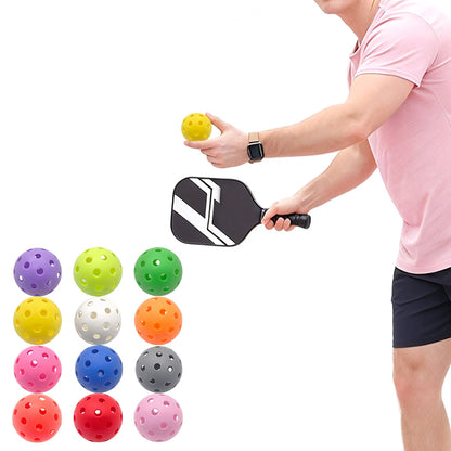 12 Pack TPE 26 Hole Training Balls High Visibility Indoor Outdoor