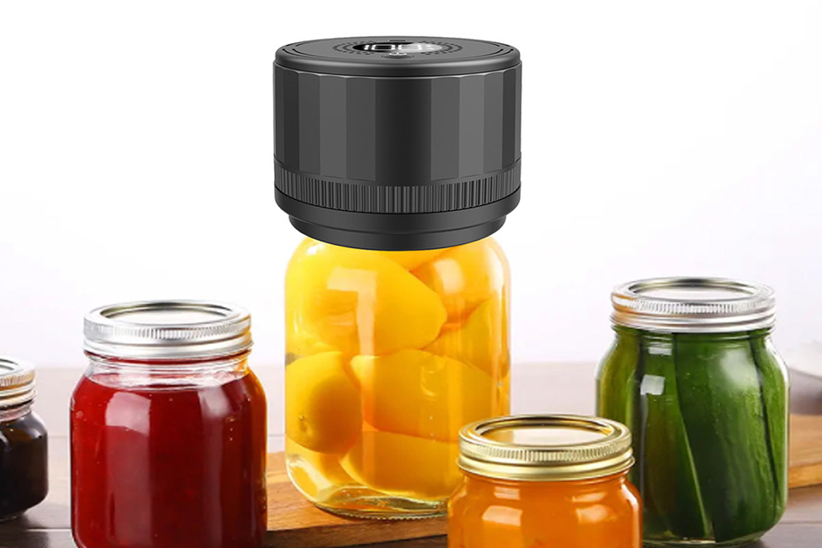 Electric Mason Jar Vacuum Sealer for Food Storage Preservation
