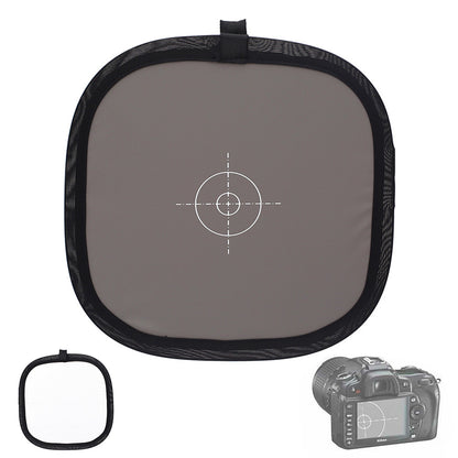 30cm 18% Gray Card White Balance Card Double Face Photography Calibration Tool