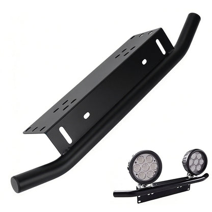 Aluminum 23 Inch License Plate Frame Matte Black for Truck SUV and Jeep