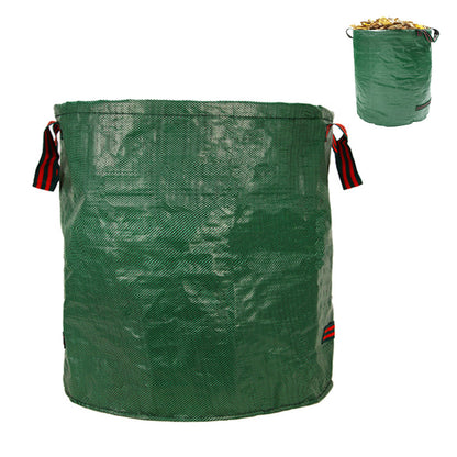 Heavy Duty Outdoor Leaf Collection Bag Foldable Garden Yard Waste Tarp