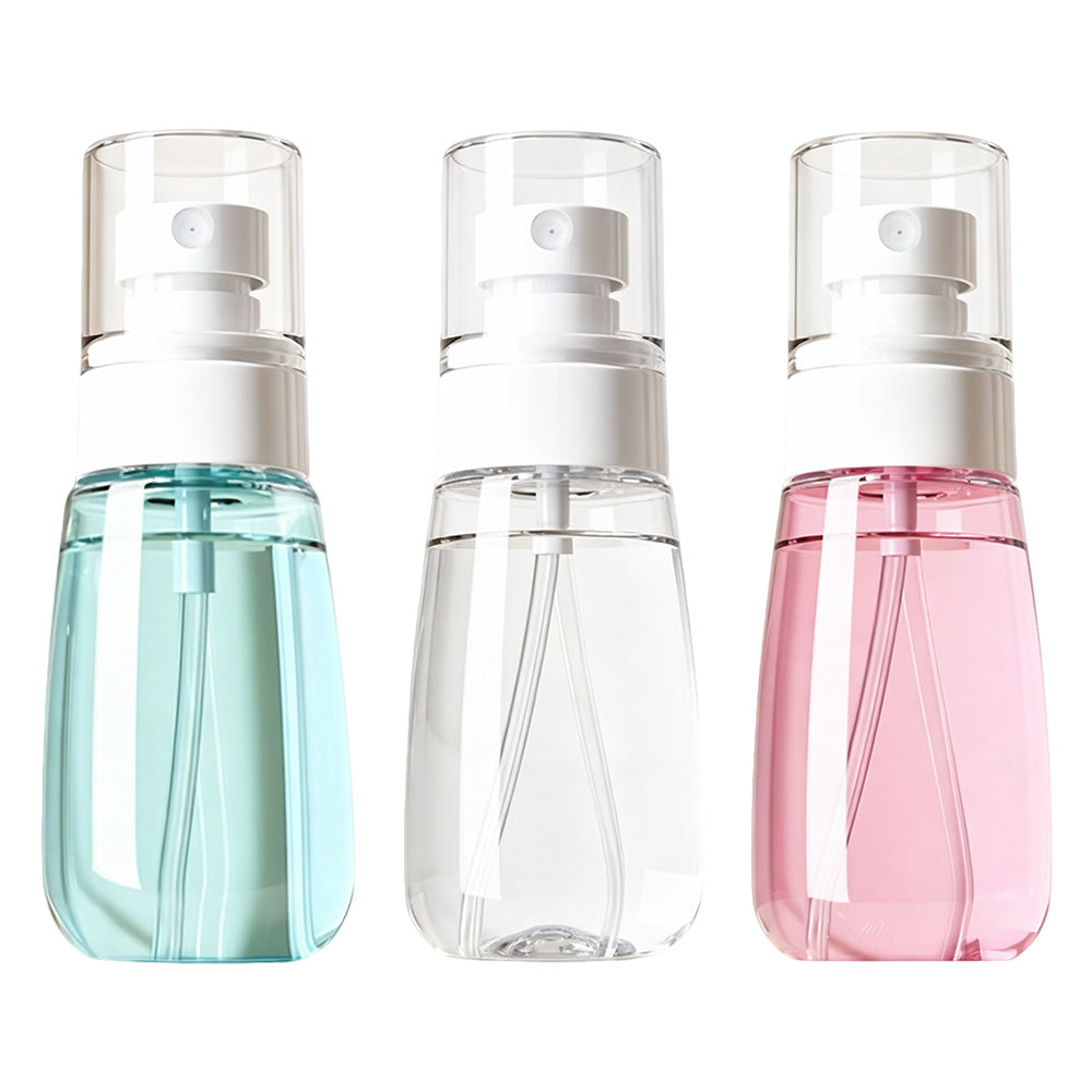 3 Piece 60ml Refillable Fine Mist Travel Spray Bottles