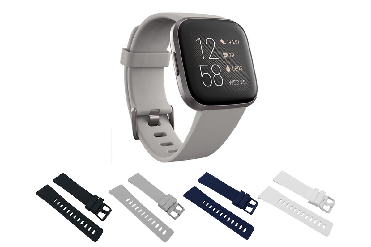 Soft Silicone Waterproof Replacement Strap for Fitbit Versa Versa 2 Versa Lite