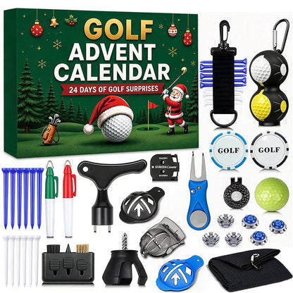 Golf Advent Calendar 24 Days of Golf Accessories Gift Set for Men