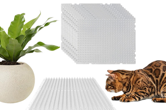 10PCS Cat Spike Mats Pet Training Mat Device Cat Deterrent Mat Set