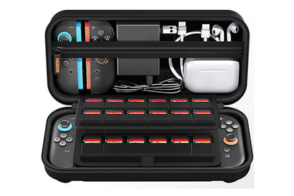 Protective Hard Shell Carrying Case With 24 Game Card Slots For Switch 2