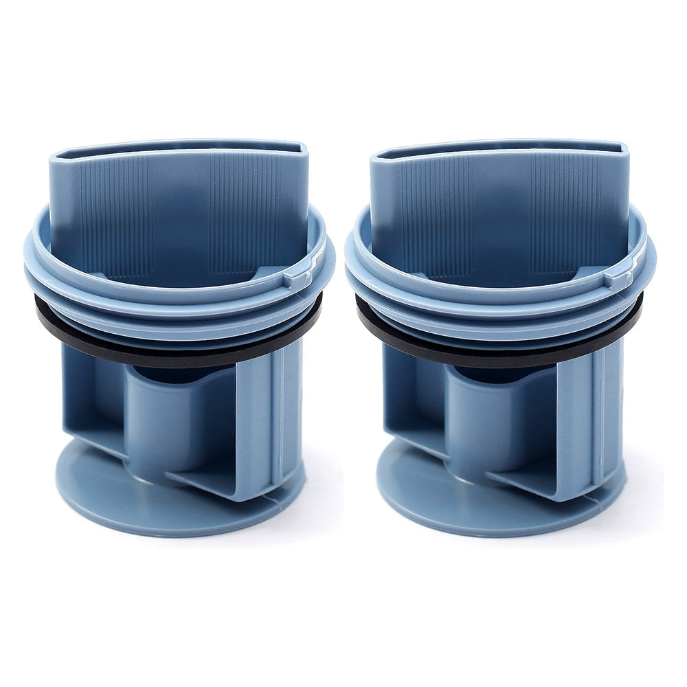 2 Pack Drain Pump Filter Cover for Bosch Washing Machine Replacement