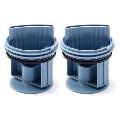 2 Pack Drain Pump Filter Cover for Bosch Washing Machine Replacement