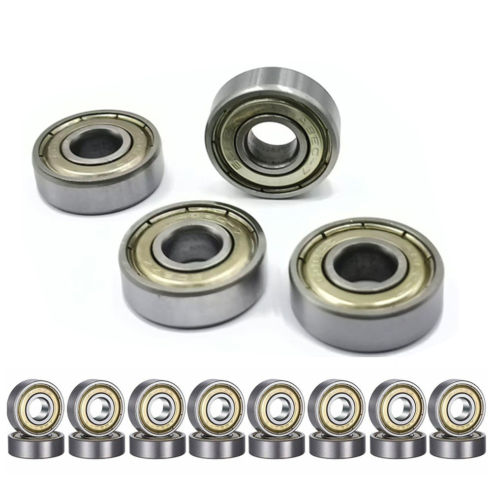 20 Piece Carbon Steel 608ZZ Bearings for 3D Printers Skates Bikes