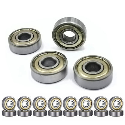 20 Piece Carbon Steel 608ZZ Bearings for 3D Printers Skates Bikes