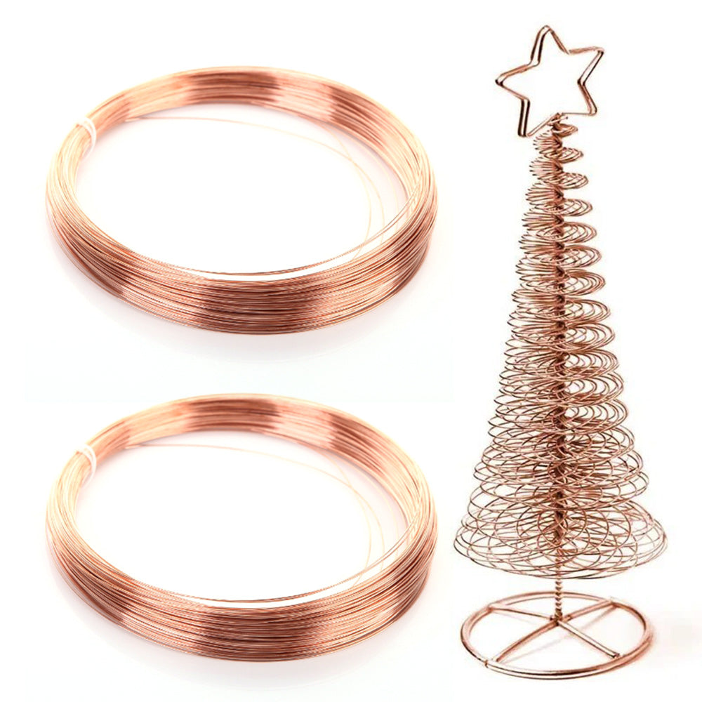 1mm Solid Bare Copper Wire 10m for Jewelry Crafts and Bonsai DIY