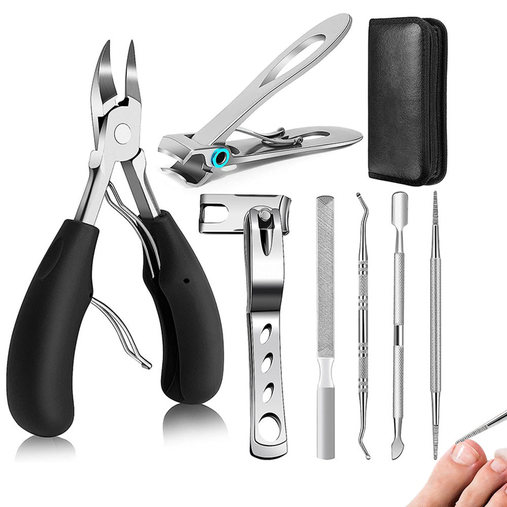7Pcs Pedicure Tools Set with Eagle Beak Pliers for Thick Nails