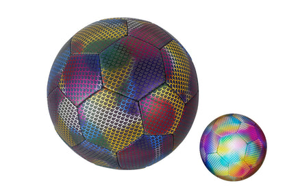 Reflective Soccer Ball Luminous Night Glow Football for Student Training