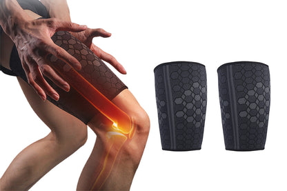 2Pcs Thigh Support Compression Sleeve for Men and Women Relieve Thigh Pain