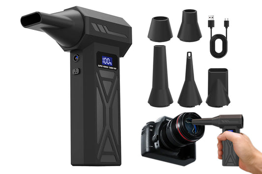 110000RPM Electric Compressed Air Duster Powerful Blower 4 Speed Adjustable