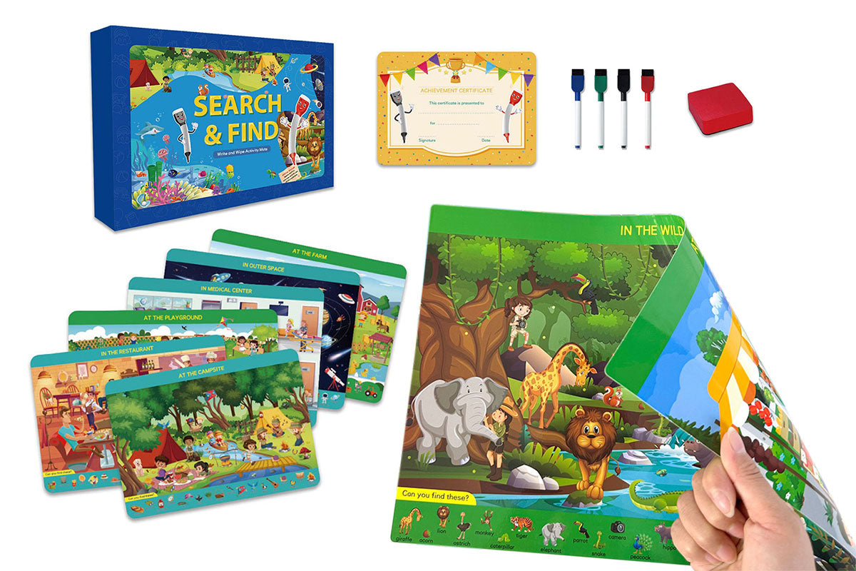 Preschool Learning Activities Search and Find Book Busy Book Activity Books Birthday Gifts