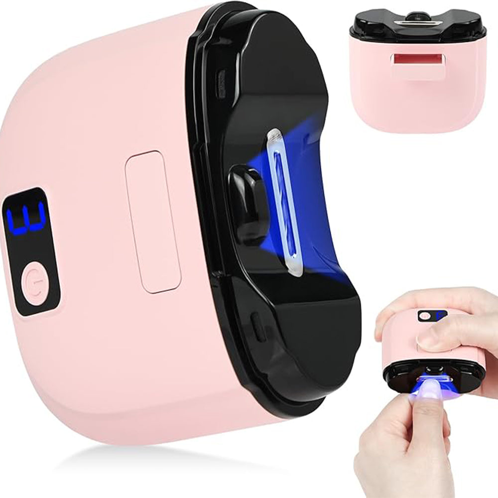 Electric Nail Clippers 3-Speed Adjustable Automatic Nail Clippers Pink
