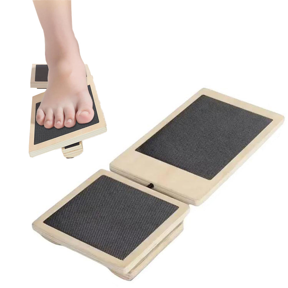 Ankle Balance Training Board Foot Strengthener Trainer Wooden Stability Exercises Pad